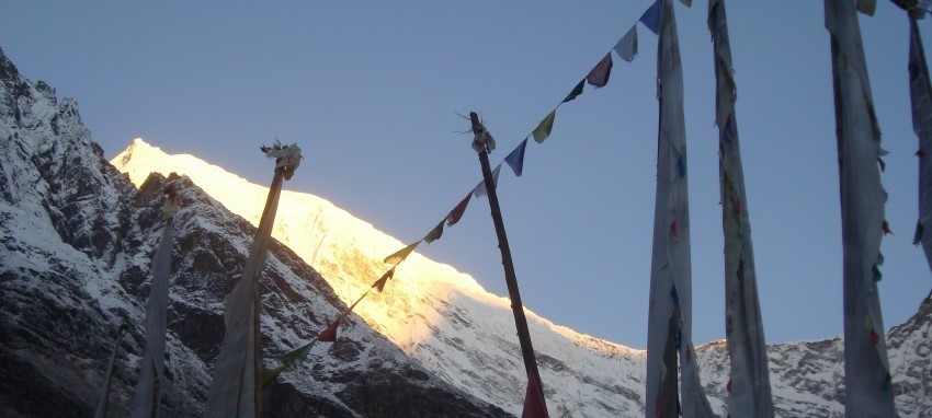 Tamang Heritage Trail - Sunrise view of Langtang