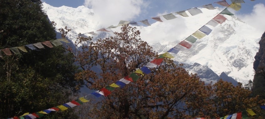 Langtang, Gosaikunda, Helambu Trek - Langtang trekking- View from River side lodge