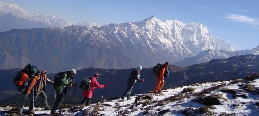 Langtang Gosaikunda Trek - Langtang Gosainkunda Trekking- View  from Lauribinayak