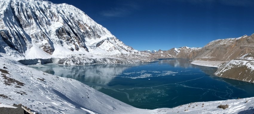 Tilicho Lake Trek - The Highest Lake of the world Tilicho lake Nepal-4919m.