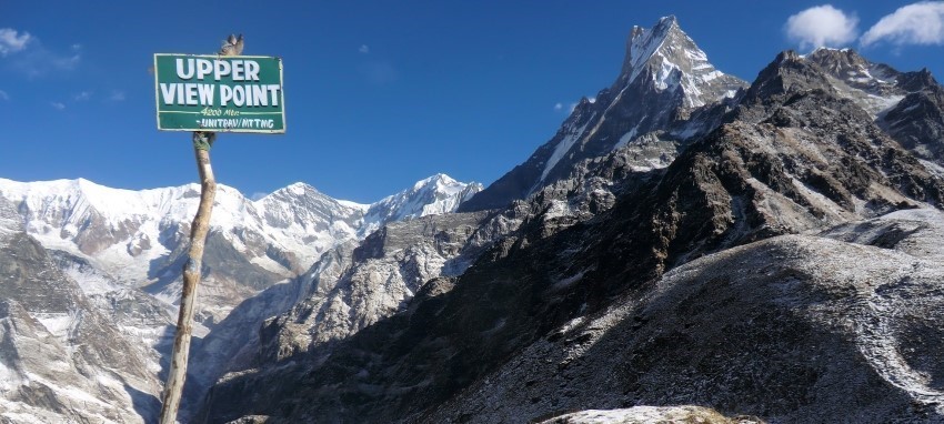 Mardi Himal Trek -  Machhapuchre-Fishtail View  from Mardi Himal trek