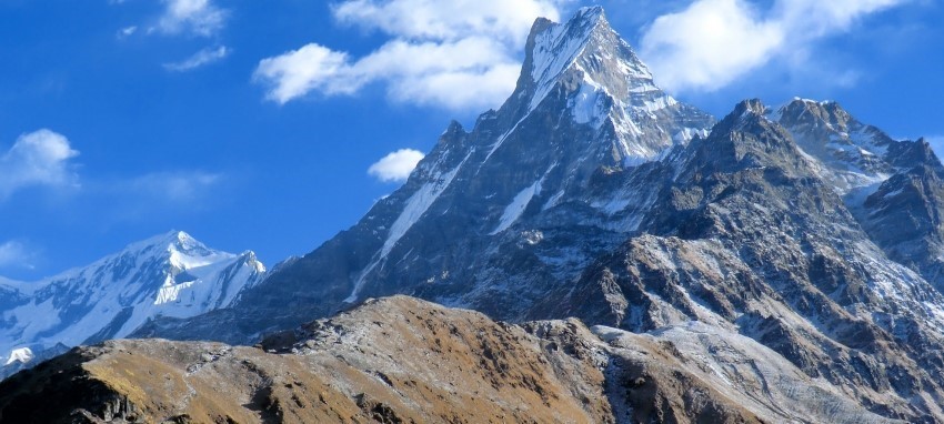 Mardi Himal Trek -  View of Machhapuchre-Fishtail from Mardi Himal Trekking