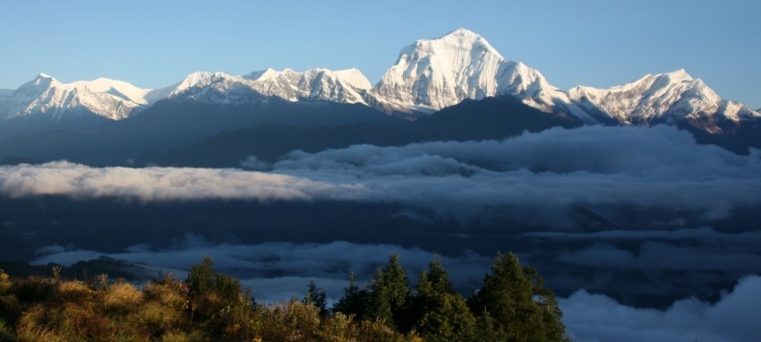 Annapurna Panorama Trek -  View from  Ghorepani poonhill