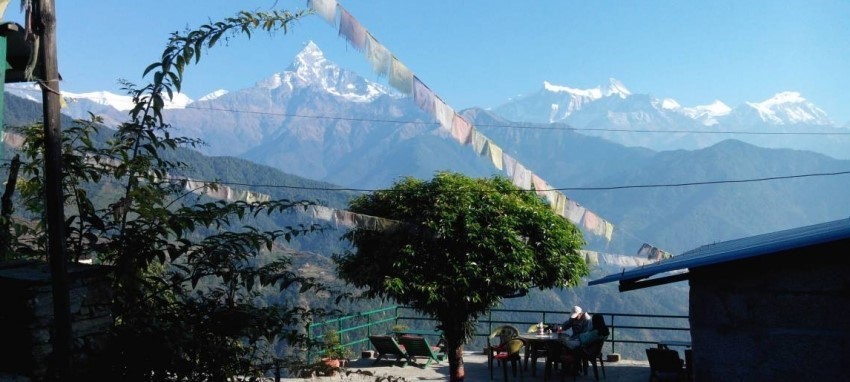 Dhampus (1,770m) Day Hike - View from Dhampus