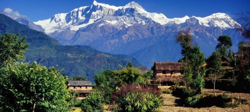 Naudanda (1,443m) Day Hike - View from Naudanda Pokhara