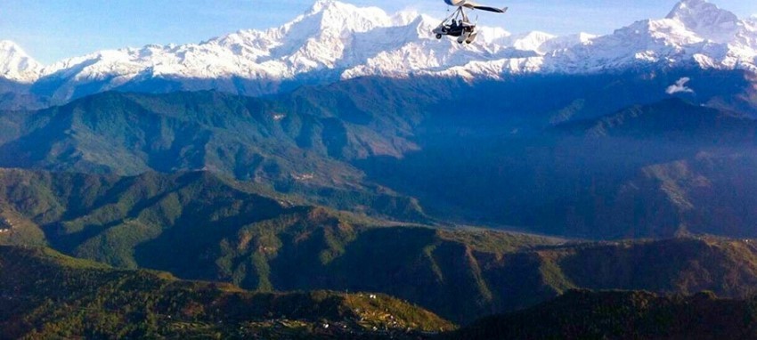 Naudanda (1,443m) Day Hike - View from Naudanda Pokhara