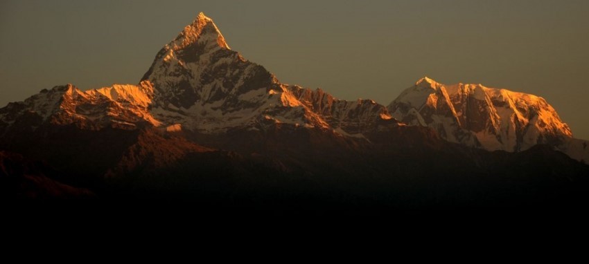 Sarangkot (1,610m) Day Hike - Sunrise view from Sarangkot Pokhara