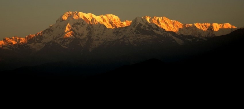 Sarangkot (1,610m) Day Hike - Sunrise view from Sarangkot Pokhara