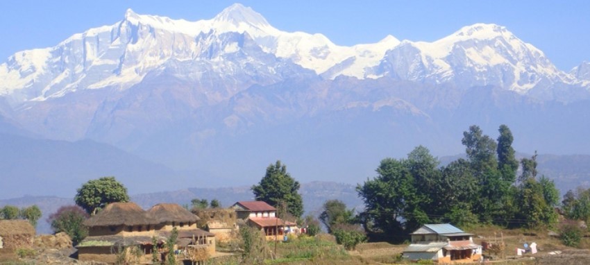 Chepang village tour -  View from Chepang village tour