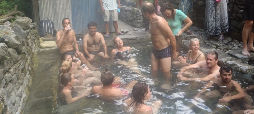 Ghandruk and Hot Spring Trek - Natural Hot spring  at Jhinudanda