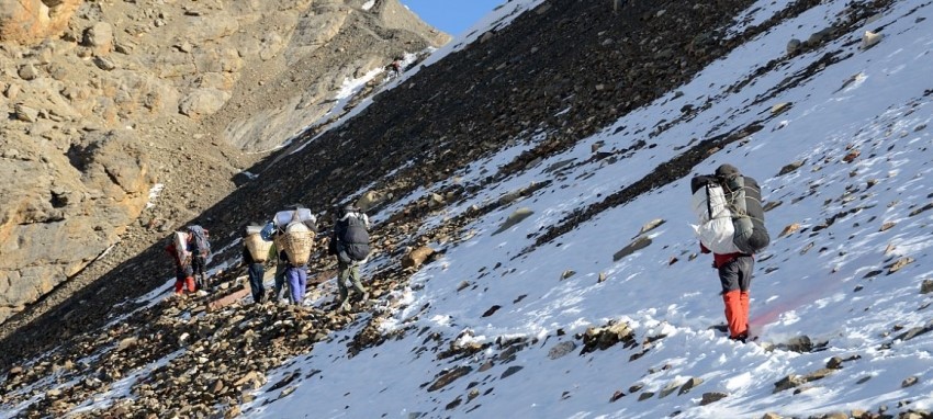 Trek du lac de Tilicho - Le plus haut lac du monde lac Tilicho au N